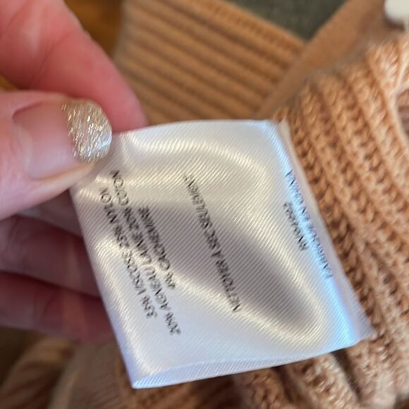 NEW Jonathan Simkhai nina wool cashmere blend ribbed joggers in butterscotch - Picture 12 of 16